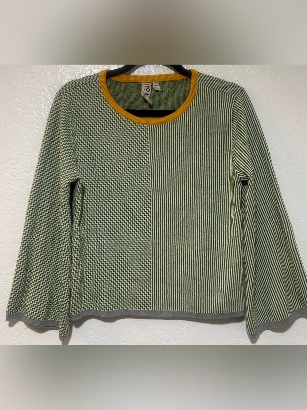 dolan Green Striped with Yellow Trim 2 Piece Lounge Wear